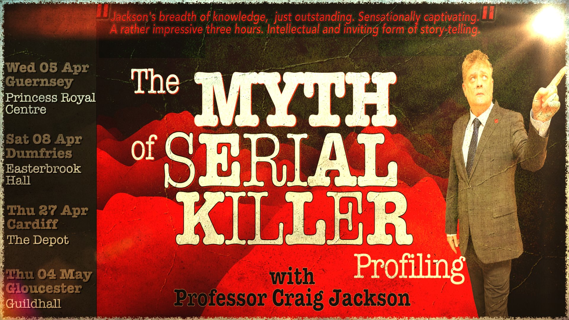 The Myth of Serial Killer Profiling. Talk with Prof Craig Jackson
